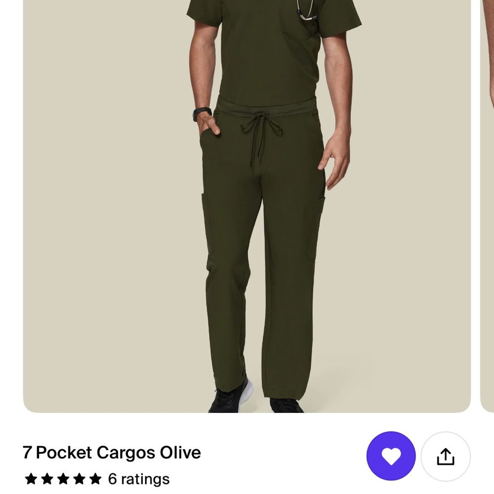 Olive Cargo Pants for Men